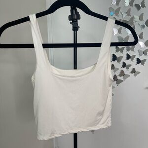 White crop top
